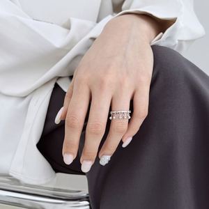 Dylam Trendy Design Jewelry 925 Sterling Silver Rhodium 22K Gold Plated Unique Dangle <b>Beaded</b> Rings for Women Daily Life - Product Image 5