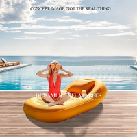 Chaise longue gonflable de loisirs natation chaise longue de plage matelas d'air paresseux chaise longue flottante imperméable
