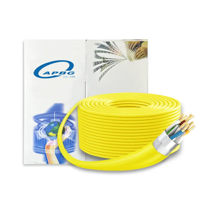 Hochwertiges Cat6-Indoor-/Outdoor-Kupfer/bc Ftp Sftp 4pr 28awg Netzwerkkabel Cat6-Kabel 350m/1000ft bis Meter kann angepasst werden