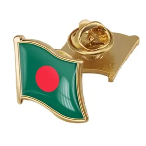 בנגלדש דגל פטריוטית דאייה אמייל דש פין סיכות