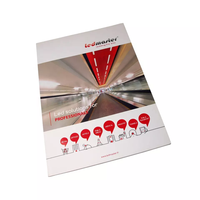 Vente en gros design personnalisé de luxe a5 mini papier triple livre de catalogue de produits passeport plié livret service d'impression de brochures