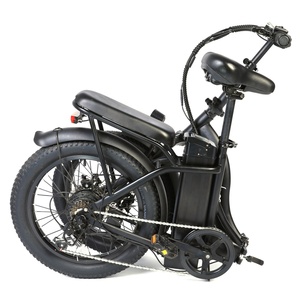 Vietnam Factory Electric Folding Bike <b>20</b> Inch Fat <b>Tire</b> 250W Brushless Motor Lithium Battery Disc Brakes Steel Frame Mini 7-Speed - Product Image 4