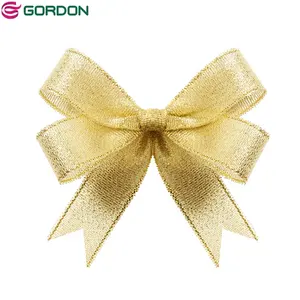 Gordon Ribbons Grosgrain Ribbon Red 38mm Wine Bottle Neck Satin Packing Bow Perfume Bottle Decoration Bow With Elastics