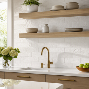 Pannello Murale 3D in PU Ynori, Texture Mattone Bianco 15/20mm 1200x600mm <span class=keywords><strong>per</strong></span> <span class=keywords><strong>Paraschizzi</strong></span> <span class=keywords><strong>Cucina</strong></span>, Impermeabile, Direttamente dalla Fabbrica - Product Image 1