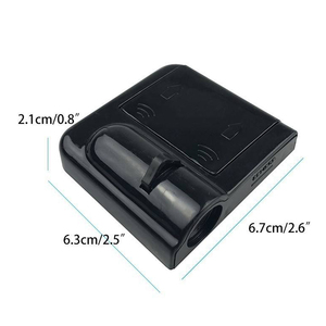 Luces de Bienvenida para Automóvil, Inalámbricas, con Textura de Fibra de Carbono, Luces de Proyección con Sensor Infrarrojo para Puerta, Luces de Piso con Logotipo - Product Image 4