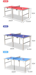 <span class=keywords><strong>Mini</strong></span> <span class=keywords><strong>mesa</strong></span> de <span class=keywords><strong>ping</strong></span>-<span class=keywords><strong>pong</strong></span> portátil para interiores y exteriores, juego de <span class=keywords><strong>mesa</strong></span> de juego con red, 2 raquetas de paleta, mesas de tenis de <span class=keywords><strong>mesa</strong></span> plegables - Product Image 4