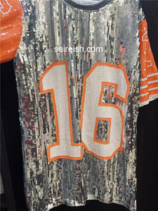 Saireish 2023 Women's for <span class=keywords><strong>Tennessee</strong></span> Vols 16スパンコールチュニックドレスカジュアルエコフレンドリーで洗える天然ウエスト付きホットセール - Product Image 5