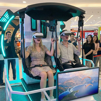 Simulador de Parapente VR de Altura para Dos Jugadores, Máquina de Simulación de Movimiento 9D, Parapente VR Doble