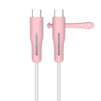 Accesorio de cableado de teléfono Cargador Protector de cable para iPhone iPad Espiral Silicona USB Extremos de cable Marcadores Cubiertas