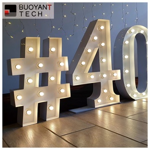 Buoyant Wholesale Marquee Letters 4ft Birthday Party Decor Led Numbers Marquee Letters Light up Bubble Light for Numbers - Product Image 3