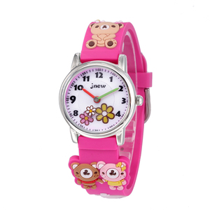 Montre pour enfants, montre de sport pour enfants, confortable, en plastique, dessin animé 3D, étanche, cadeau d'anniversaire, montre-bracelet pour enfants - Product Image 3