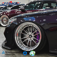 Rines de Aleación Forjados de 2 Piezas con Acabado Pulido Personalizado, Multirradio, 19, 20, 21 Pulgadas, 5x112, para BMW Serie 5, Serie 7, G30, G11, Estilo Stance Personalizado