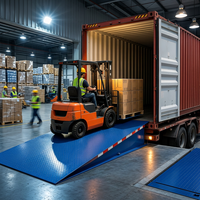 Niveleur de quai hydraulique pour zone de chargement d'entrepôt, rampe de chargement de conteneurs, équipement de bord de quai, Philippines