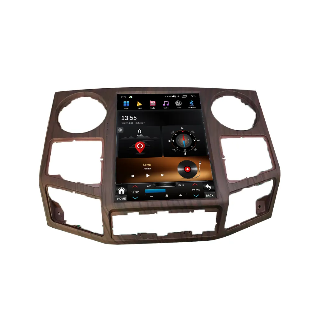 Mahogany Android 12 Tesla phong cách màn hình đài phát thanh Máy nghe nhạc GPS NAVI Carplay cho Ford F250 F350 2009 2014 xe tự động stereo đầu đơn vị DSP