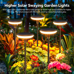 Luci Solari <span class=keywords><strong>da</strong></span> <span class=keywords><strong>Giardino</strong></span> per Esterni, Lampade <span class=keywords><strong>LED</strong></span> a Inserimento nel Terreno per Illuminazione di Casa, Parco e Vialetti - Product Image 6