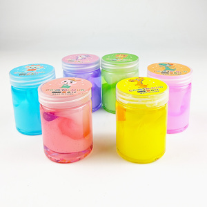Wholesale Extra-Stretchy Simple Design Scented Clear Slime Mix Cream Crystal Slime - Product Image 3