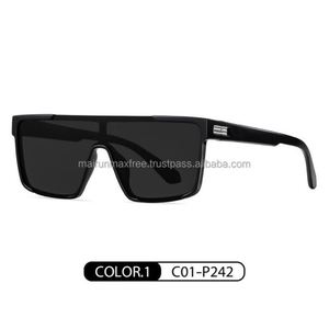 Custom Wholesale Copper <b>Frame</b> High Quality Fashion Tac Lens Side Shield Safety UV400 <b>Clip</b> on Sunglasses Gold Blue for Women - Product Image 4