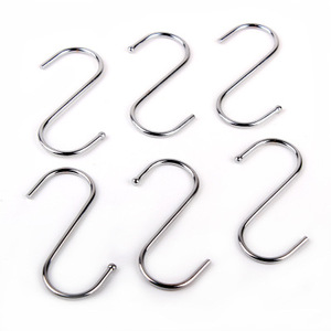 ตะขอแขวนครัวสแตนเลสแบบสปริง (แบบ <span class=keywords><strong>S</strong></span>-Hook) - Product Image 1