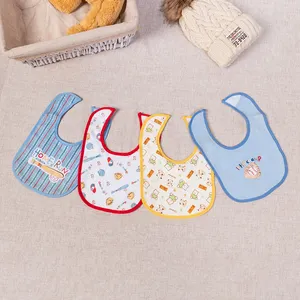 Custom printed western baby bib cotton feeding baby bibs manufacturer