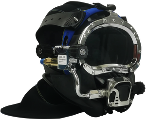 Casques de plongée anciens SEAM CDM16B en polycarbonate polymère, résistance aux chutes et à la pression, utilisation commerciale en plongée, CE 300m - Product Image 5