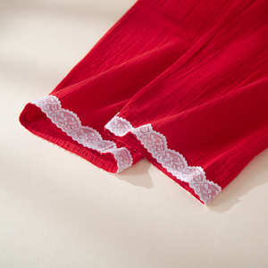 Conjunto <span class=keywords><strong>de</strong></span> Pijamas <span class=keywords><strong>de</strong></span> Algodón 100% para Parejas, Ropa <span class=keywords><strong>de</strong></span> Dormir Suave para Él y Ella, Ropa <span class=keywords><strong>de</strong></span> Dormir Familiar <span class=keywords><strong>de</strong></span> Algodón Puro y Cómoda - Product Image 5
