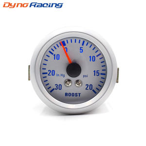 Manomètre de turbocompresseur 52 mm (2 pouces) pour modification automobile, lumière bleue 12 V, -30~20 psi, pièces électriques et électroniques de réglage - Product Image 2