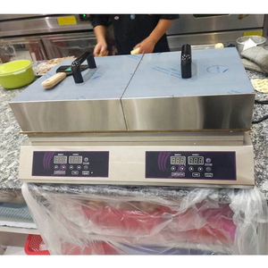 เครื่องทำซูเฟล่แบบมัลติฟังก์ชั่นสองหัว ทำความสะอาดง่าย ทำจากสแตนเลส อุปกรณ์ทำแพนเค้กฟู - Product Image 3