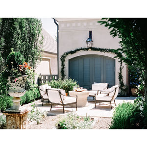 Puertas de <span class=keywords><strong>Garaje</strong></span> de Madera Arqueadas Automáticas Estilo Persianas de Madera para Casas, <span class=keywords><strong>Puerta</strong></span> Seccional Enrollable - Product Image 3