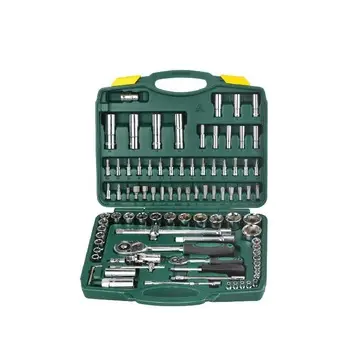 94pcs auto - protection combination ratchet wrench manual - on-board combination set for auto hardware toolbox