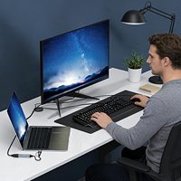 Tarjeta de Captura de Video 4K a USB Tipo-C - 1080P 60FPS de Aleación de Aluminio para Juegos, Transmisión en Vivo, OBS y Xbox, Gris