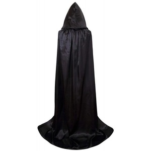 Disfraz de Carnaval Medieval de Halloween Vampire Reaper de longitud completa, capa de capucha puntiaguda para hombres, mujeres y niños - Product Image 3