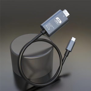 <span class=keywords><strong>Adaptador</strong></span> 4K de tipo <span class=keywords><strong>C</strong></span> a <span class=keywords><strong>HDMI</strong></span>, estación de acoplamiento macho a <span class=keywords><strong>HDMI</strong></span> hembra, cable convertidor <span class=keywords><strong>USB</strong></span> <span class=keywords><strong>C</strong></span> a <span class=keywords><strong>HDMI</strong></span> HDTV para Macbook Pro <span class=keywords><strong>Samsung</strong></span> - Product Image 4