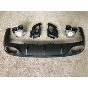 Difusor de parachoques trasero para coche, terminales de escape para <span class=keywords><strong>mercedes</strong></span>-<span class=keywords><strong>benz</strong></span> E <span class=keywords><strong>Coupe</strong></span> E200 E300, actualización a E53 - Product Image 4