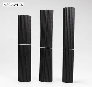 Factory Cheap Black Rattan Sticks 3ミリメートル4ミリメートルReed Diffuser。Private Label Fiber SticksためDiffusing Scent