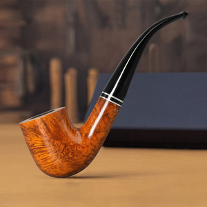 Briarwood Smoking Pipes 9mm Bent Type Handmade And Machine Made For Men Traditional Tobacco Pipe - Product Image 3