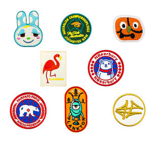 Vêtements personnalisés en usine Patch brodé à la main sur le thème des animaux Patch en polyester appliqué Design Accessoires pour vêtements - Product Image 3