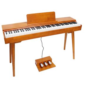 Piano numérique professionnel 88 touches à mécanisme marteau lourd avec support en bois massif, 100 rythmes et 200 sons, multifonction pour débutants - Product Image 6