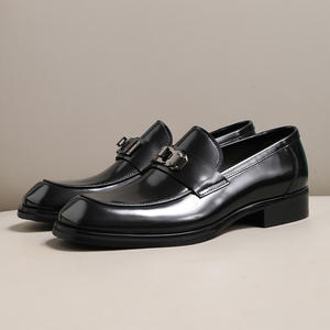 High Quality Luxury Men's Business Formal <b>Shoes</b> Handcrafted Genuine Leather Large-Sized Height Increasing <b>Waterproof</b> Breathable - Product Image 2