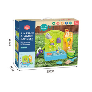 Jeu <span class=keywords><strong>de</strong></span> pêche à l'eau et <span class=keywords><strong>au</strong></span> <span class=keywords><strong>sable</strong></span> 2 en 1 avec seau Jeu <span class=keywords><strong>de</strong></span> pêche d'été en plein air pour enfants - Product Image 6