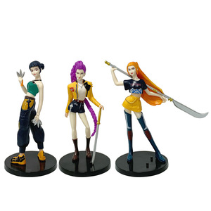 Figurines Demon Hunters - Lot De 6 Statues PVC - Collection, Porte-clés, Décoration - Pour Fans De Jeux Et D'anime