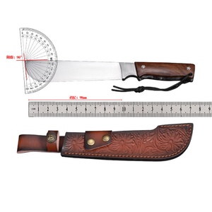 Cuchillo de Camping Multifuncional de Acero Inoxidable Personalizado, Mango de Madera, Forjado a Mano, Soporte OEM, Grosor de 6 mm, 15 cm - Product Image 2