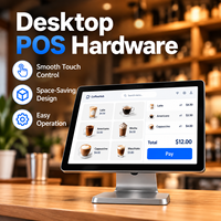 Ordinateur tactile commercial 15,6 pouces, terminal de bureau pour la vente au détail, l'hôtellerie et l'usage professionnel