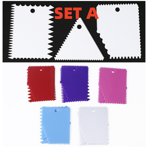 3 pz/set raschietto <span class=keywords><strong>per</strong></span> torte e crema <span class=keywords><strong>per</strong></span> torte giradischi accessori raschietto a forma di <span class=keywords><strong>dente</strong></span> strumenti di cottura taglierina <span class=keywords><strong>per</strong></span> <span class=keywords><strong>pasta</strong></span> raschietto - Product Image 4