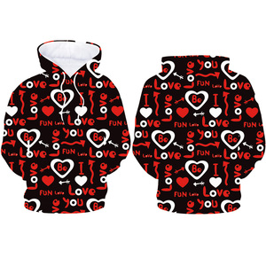 Wholesale All Over Sublimation Printed <strong>Zip</strong> up 3D Printing Hoodies <strong>Sweatshirt</strong> With Hood Pullover Jacket - Product Image 6
