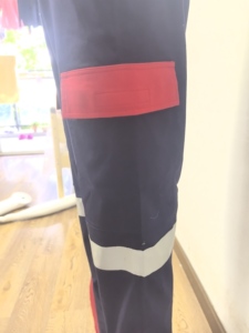Coton, polyester, élasthanne, logo brodé, manches amovibles, bande réfléchissante argentée <span class=keywords><strong>FR</strong></span> détachable, protection de niveau D, tout usage - Product Image 2