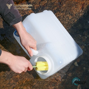 Réservoir d'eau en plastique d'extérieur 11L avec robinet, conteneur de stockage d'eau pour le camping, lot de 2 - Product Image 3
