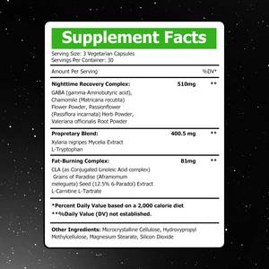 Capsules de Brûlage des Graisses Nocturnes en Gros avec Camomille : Activité Métabolique Favorisant la Gestion et la Qualité du Sommeil Réparateur - Product Image 2