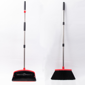 Juego de Escoba y Recogedor Vertical Autolimpiable con Dientes para Recoger Polvo, para Interiores y Exteriores - Product Image 6