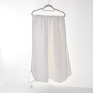 White Pure Cotton Camisole Bathrobe One Piece Quick Dry Women Sleepwear - Product Image 3