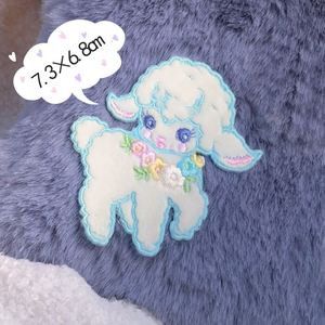 New Self Adhesive Embroidery Cute Cartoon Plush Lamp Patch for Kid's Clothes Hat Bag Decoration - Product Image 4